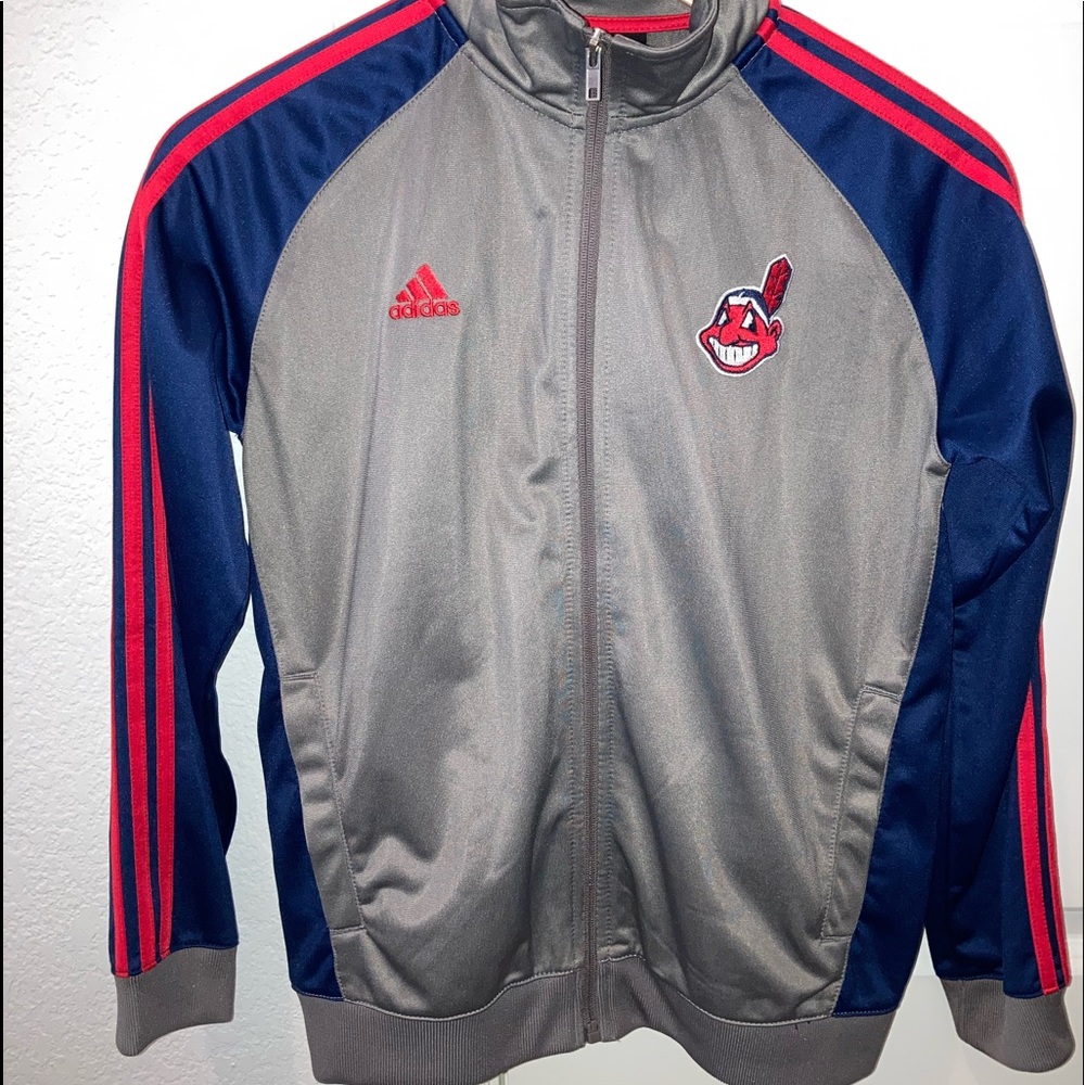 Boys Size M Lined Cleveland Indians Jacket
